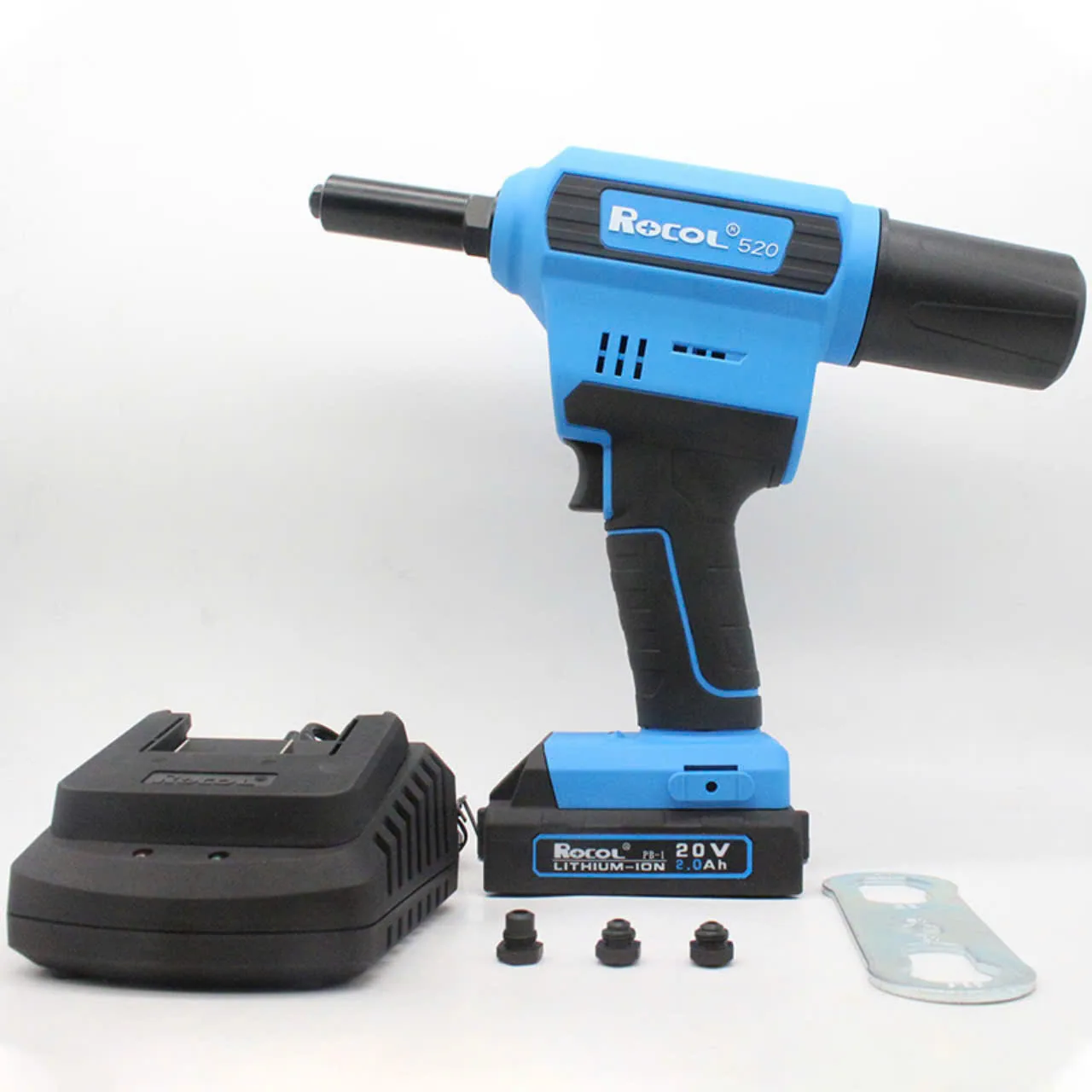 Máy rút đinh rocol dùng pin 520 rút đinh 3.2 đến 6.4mm Máy rút đinh rocol dùng pin 520 rút đinh 3.2 đến 6.4mm