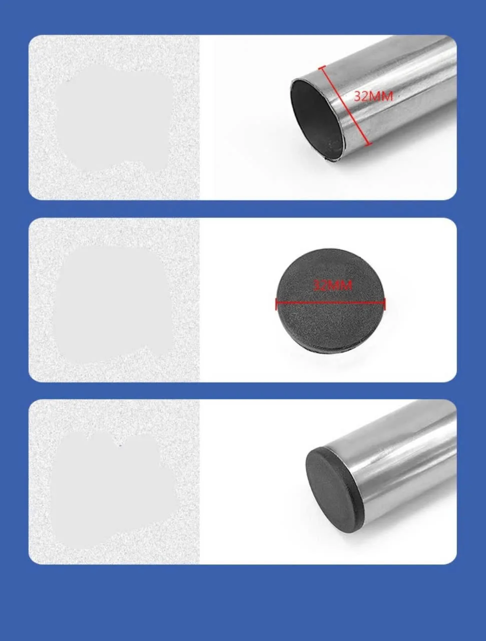 Bịt trong nhựa pp cho ống tròn phi 8 đến phi 200mm Bịt trong nhựa pp cho ống tròn phi 8 đến phi 200mm