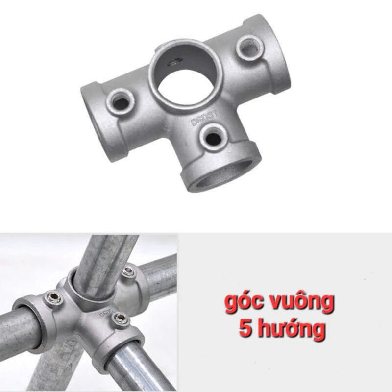 Khớp nhôm đúc dùng cho ống tròn phi 21mm, 25mm, 32-33mm