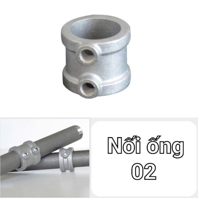 Khớp nhôm đúc dùng cho ống tròn phi 21mm, 25mm, 32-33mm