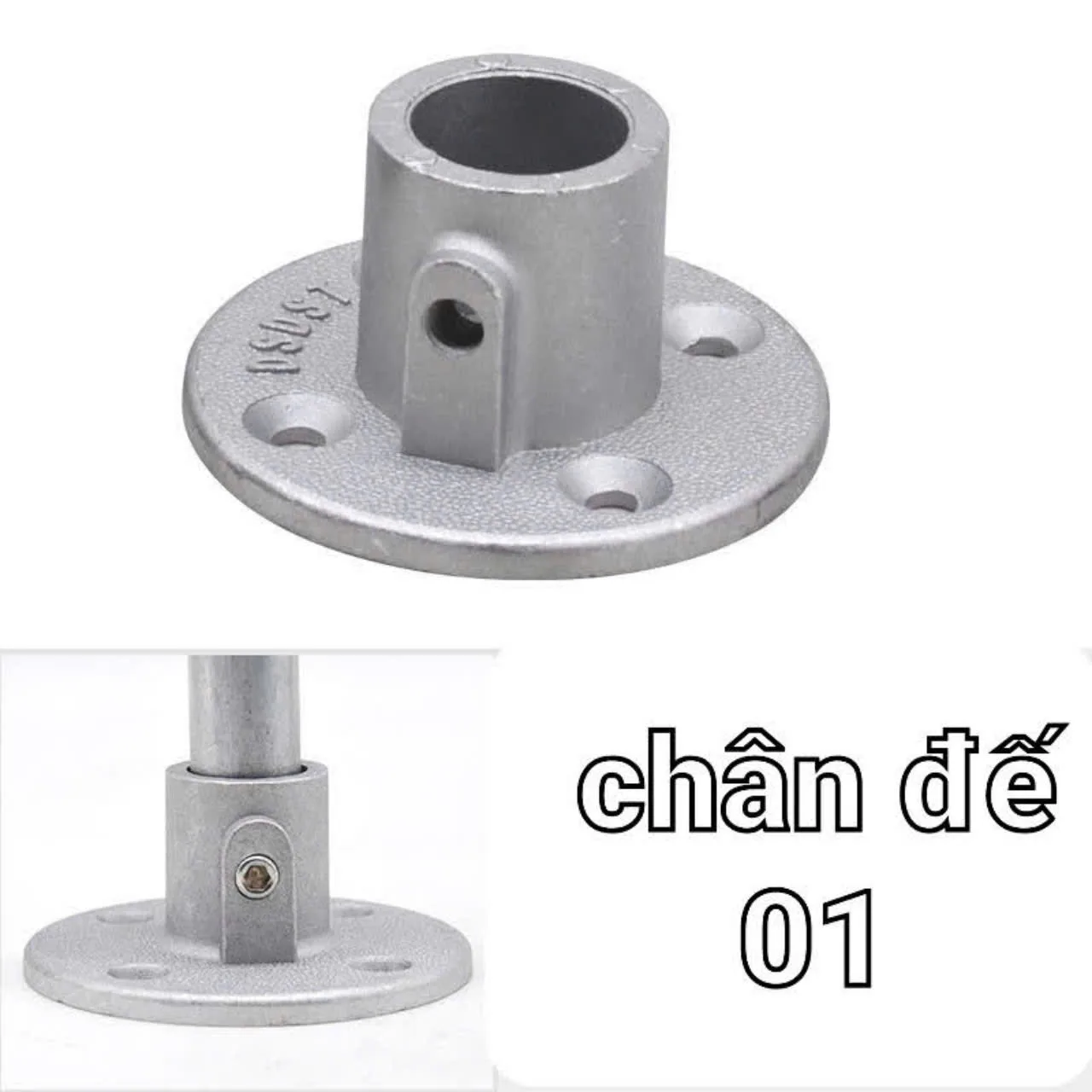 Khớp nhôm đúc dùng cho ống tròn phi 21mm, 25mm, 32-33mm Khớp nhôm đúc dùng cho ống tròn phi 21mm, 25mm, 32-33mm