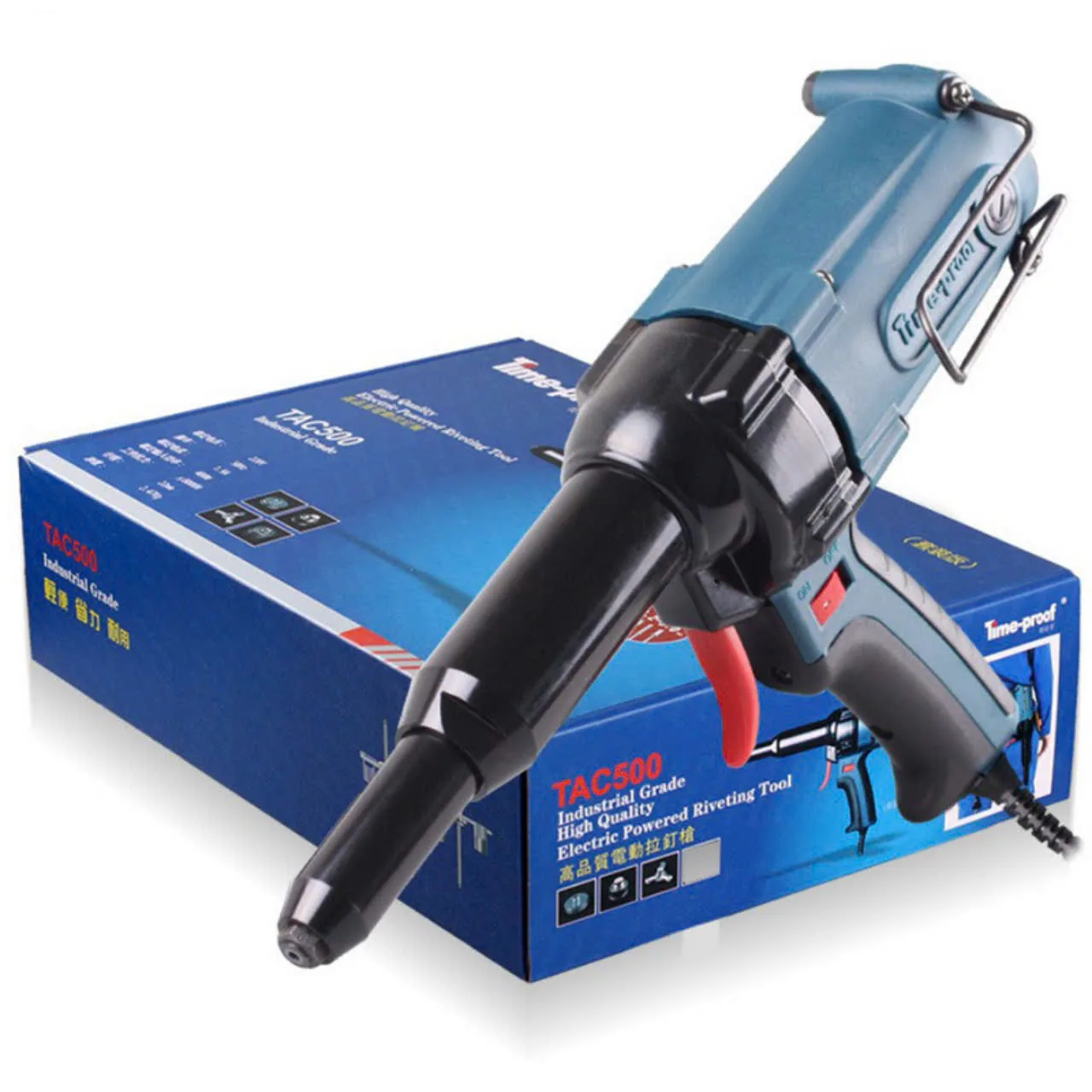 Máy rút đinh tac500 timeproof điện 220v rút đinh 3.2 đến 4.8mm Máy rút đinh tac500 timeproof điện 220v rút đinh 3.2 đến 4.8mm