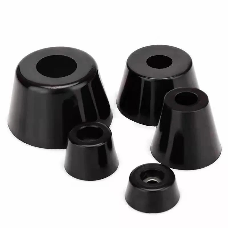 Chân cao su giảm chấn đẹp đúc sẵn long đen inox Chân cao su giảm chấn đẹp đúc sẵn long đen inox
