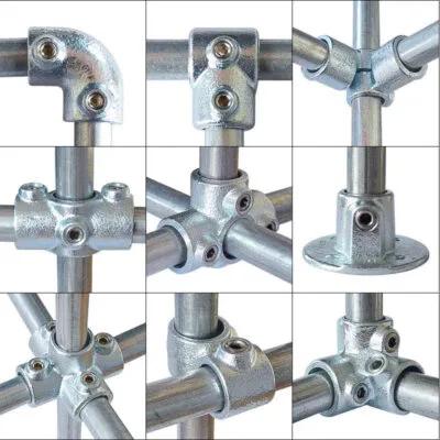 Khớp nối nhanh thép mạ kẽm dùng cho ống tròn phi 27 chịu lực lớn