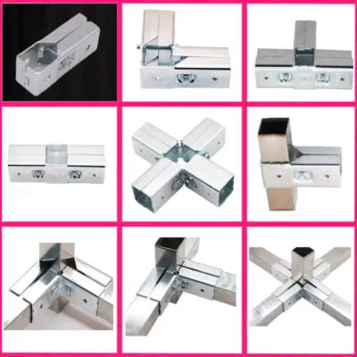 Khớp nối nhanh không cần hàn vuông 20,25,30mm chất liệu thép mạ kẽm