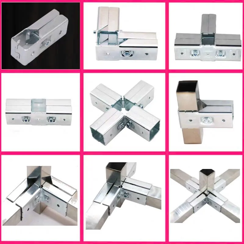 Khớp nối nhanh không cần hàn vuông 20,25,30mm chất liệu thép mạ kẽm