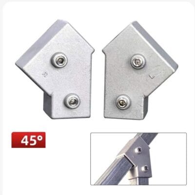 Khớp nối sắt hộp 45 độ