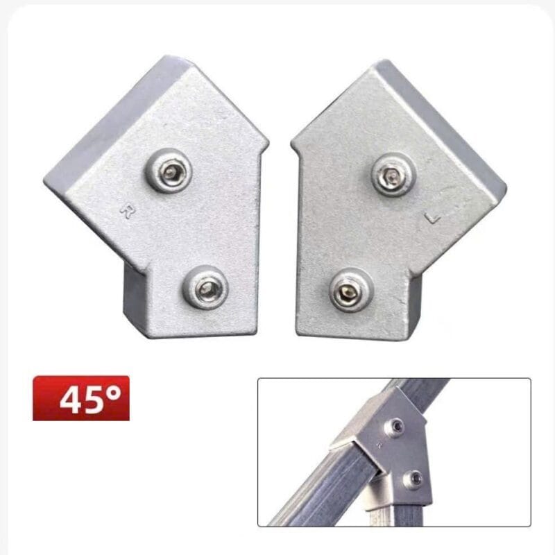 Khớp nối sắt hộp 45 độ